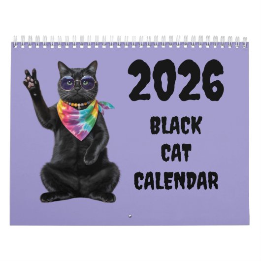 Black Cat Calendar カレンダー (カバー)