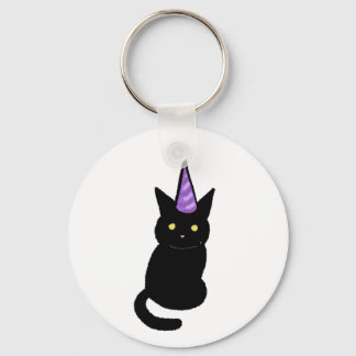 Black Cat Celebration  Keyring キーホルダー