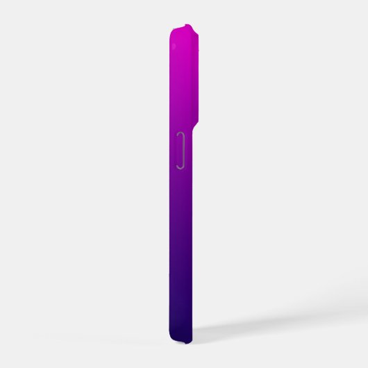 Black Cat Celestial Mystical Purple Pink iPhoneケース (右側面)