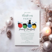 Black Cat Christmas 招待状