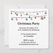 +{ black cat & christmas tree }+ 招待状 (裏面)