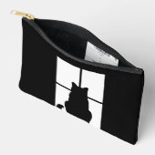 Black Cat Click to Customize Window Color Option アクセサリーポーチ (見開き)