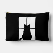 Black Cat Click to Customize Window Color Option アクセサリーポーチ (正面)
