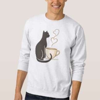 Black Cat Coffee Club スウェットシャツ