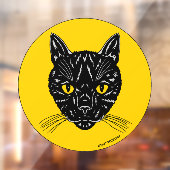 Black Cat Face ウィンドウサイン (シート2)