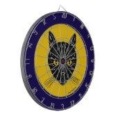 Black Cat Face ダーツボード (正面左)