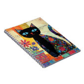 Black Cat Folk Art ノートブック (右側)