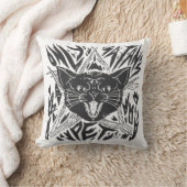 Black Cat Halloween クッション (ブランケット)