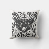 Black Cat Halloween クッション (裏面)