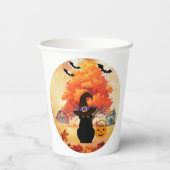 Black Cat Halloween Paper Cups 紙コップ (裏面)