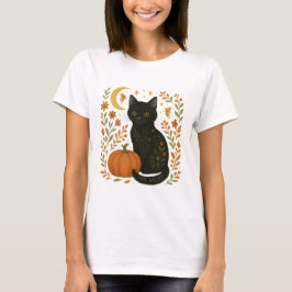 Black cat halloweening • too cute to spook • cat tシャツ