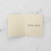 Black Cat Happy Mother's Day カード (内部)