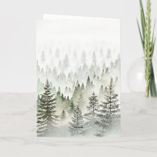 black cat in santa hat fun Holiday Christmas card カード (裏面)