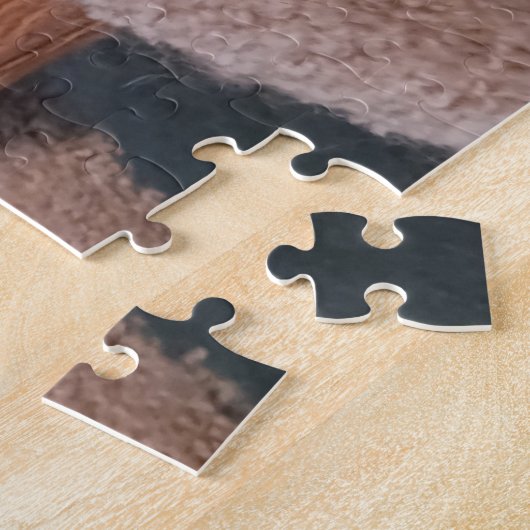 Black Cat Jigsaw Puzzle ジグソーパズル (側面)