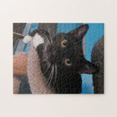 Black Cat Jigsaw Puzzle ジグソーパズル (横)