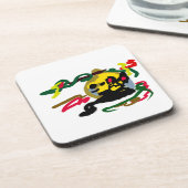 Black cat joy Halloween コースター (左側)