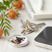 black cat key キーホルダー (側面)