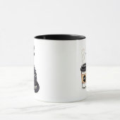 Black Cat lover Coffee Break Cup マグカップ (中央)