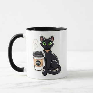 Black Cat lover Coffee Break Cup マグカップ