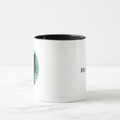 BLACK CAT | Minimalist Modern Pop Black Cat マグカップ (中央)