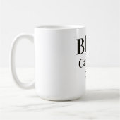 Black Cat Mom Energy Coffee Mug コーヒーマグカップ (左)