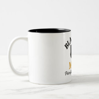Black Cat Mom Mug – Cute Cat Lover Gift for Women ツートーンマグカップ