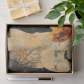 Black Cat Moon Vintage Halloween Decoupage  薄葉紙 (ギフト)