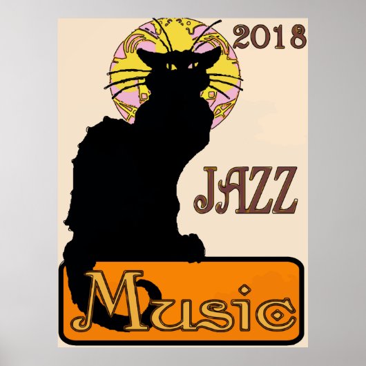 Black Cat, MUSIC, 2018 ポスター (正面)
