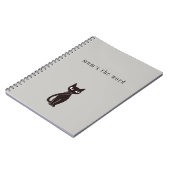 Black Cat Notebook ver.2 ノートブック (左側)