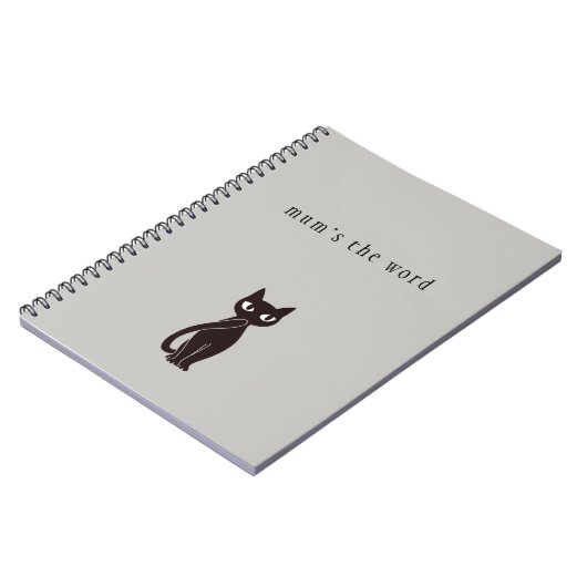 Black Cat Notebook ver.2 ノートブック (左側)