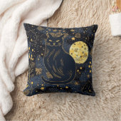 Black Cat of the Starry Skies クッション (ブランケット)