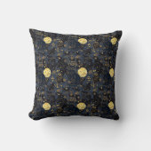 Black Cat of the Starry Skies Pattern クッション (正面)