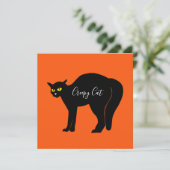 Black Cat on Orange 招待状 (スタンド正面)
