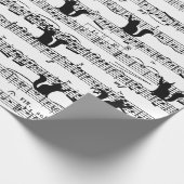 Black Cat ON SHEET ラッピングペーパー (角)