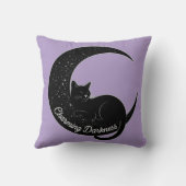 Black Cat on the Crescent Moon: Charm of Darkness  クッション (裏面)