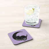 Black Cat on the Crescent Moon: Charm of Darkness  コースター (右側)