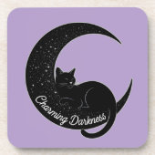 Black Cat on the Crescent Moon: Charm of Darkness  コースター (正面)