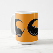 Black Cat on the Crescent Moon: Charm of Darkness  コーヒーマグカップ (正面左)
