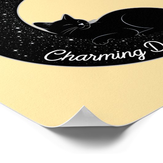 Black Cat on the Crescent Moon: Charm of Darkness  ポスター (角)