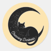 Black Cat on the Crescent Moon: Charm of Darkness  ラウンドシール (正面)
