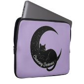 Black Cat on the Crescent Moon: Charm of Darkness  ラップトップスリーブ (正面右)
