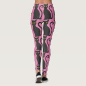 BLACK CAT PINK YOGA PANTS LEGGINGS レギンス (裏面)