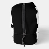 Black cat polka dot Print Sew toiletry Bag ドップキット (右)