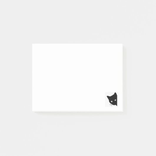 Black Cat Post it Notes ポストイット (正面)