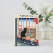 Black Cat Postcard ポストカード (スタンド正面)