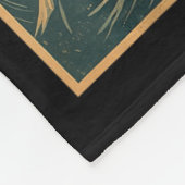 Black Cat Ramen Alien Ufo Funny Japanese Kawaii An フリースブランケット (角)