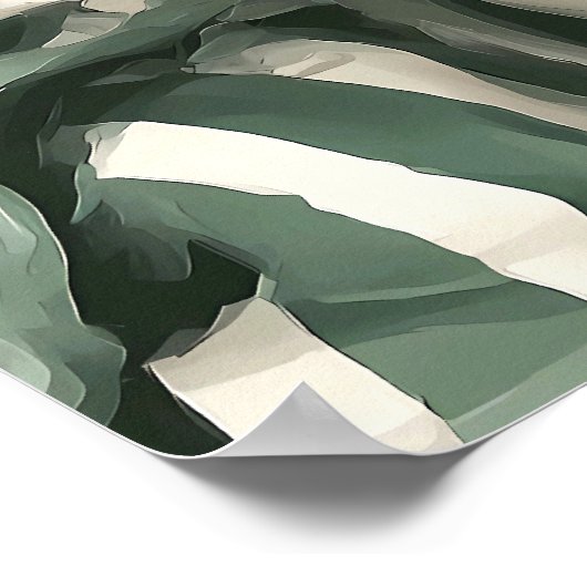 Black Cat reading book in bed ポスター (角)