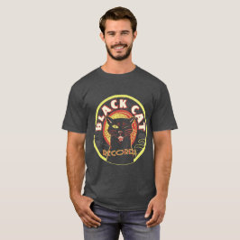 Black Cat RecordsのボールドラベルTシャツ - レトロ(ユニセックス) Tシャツ
