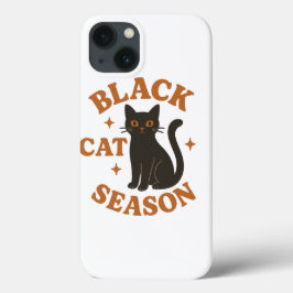 Black cat season iPhone 13ケース
