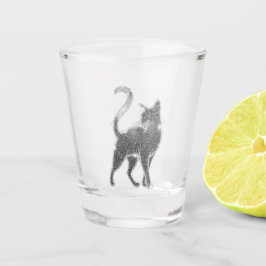 Black Cat shot glass ショットグラス